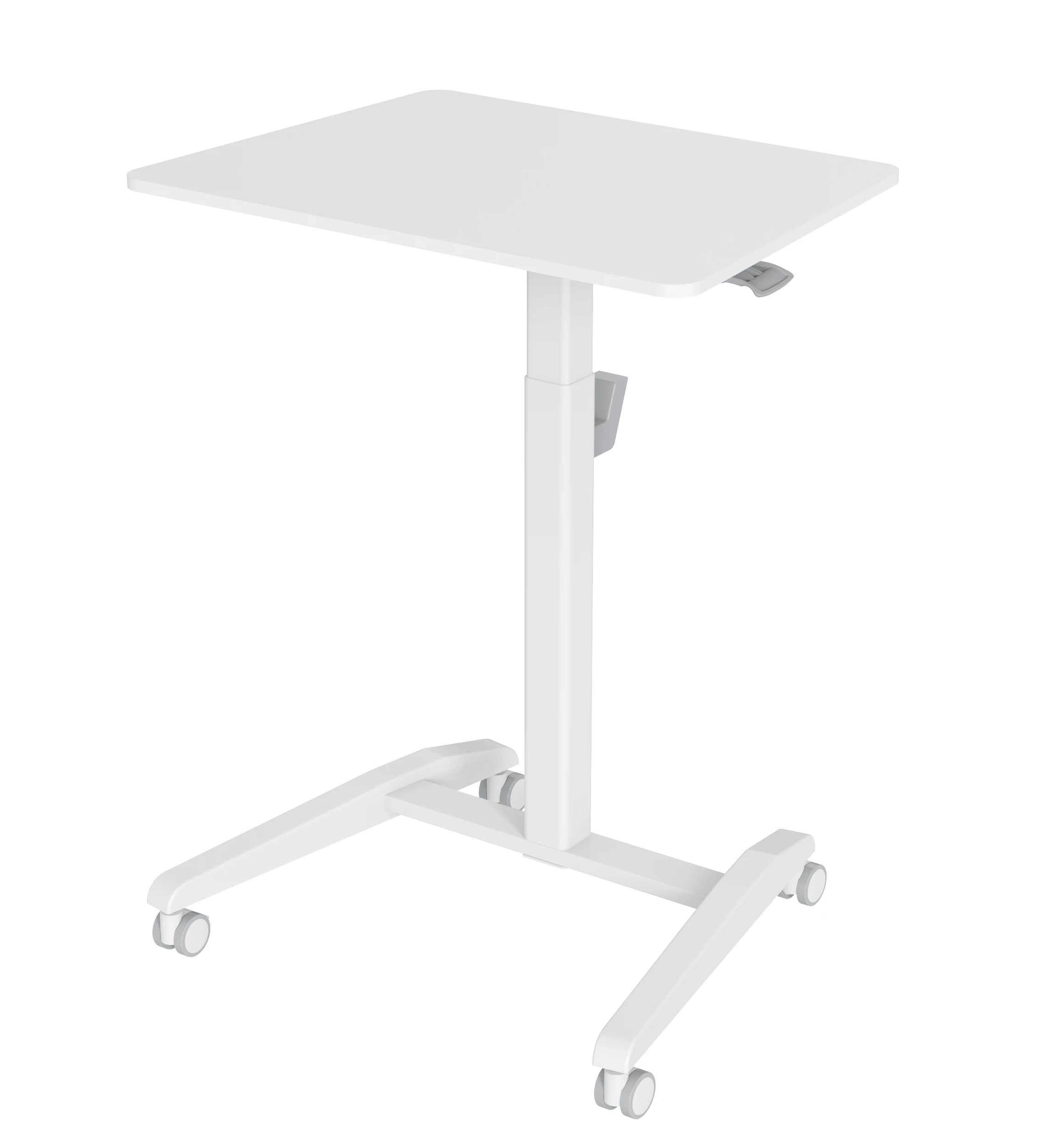 Mobile Laptop Desk movable Laptop Computer Desk Cart Height-Adjustable with wheels