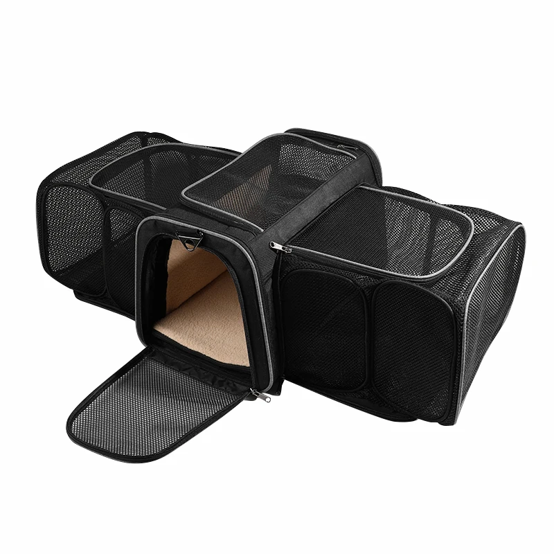 LDLC New developed arrival two door sides portable large pet carrier approved