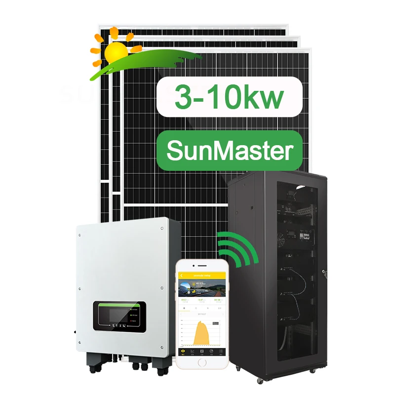 Sunmaster 5 кВт Lifepo4 батарея цена мини солнечные панели портативный литиевый 3000 Вт 1000 2000 Мощность 6000 Солнечный