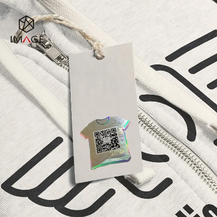 Custom Laser Holographic Security Labels Stickers for Clothing Hangtag Products