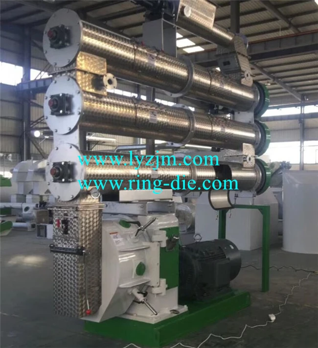 CE SZLH350 / SZLH420 / SZLH508 shrimp fish crab feed pellet machine aquatic fish feed pelletizer with 3sets conditioners