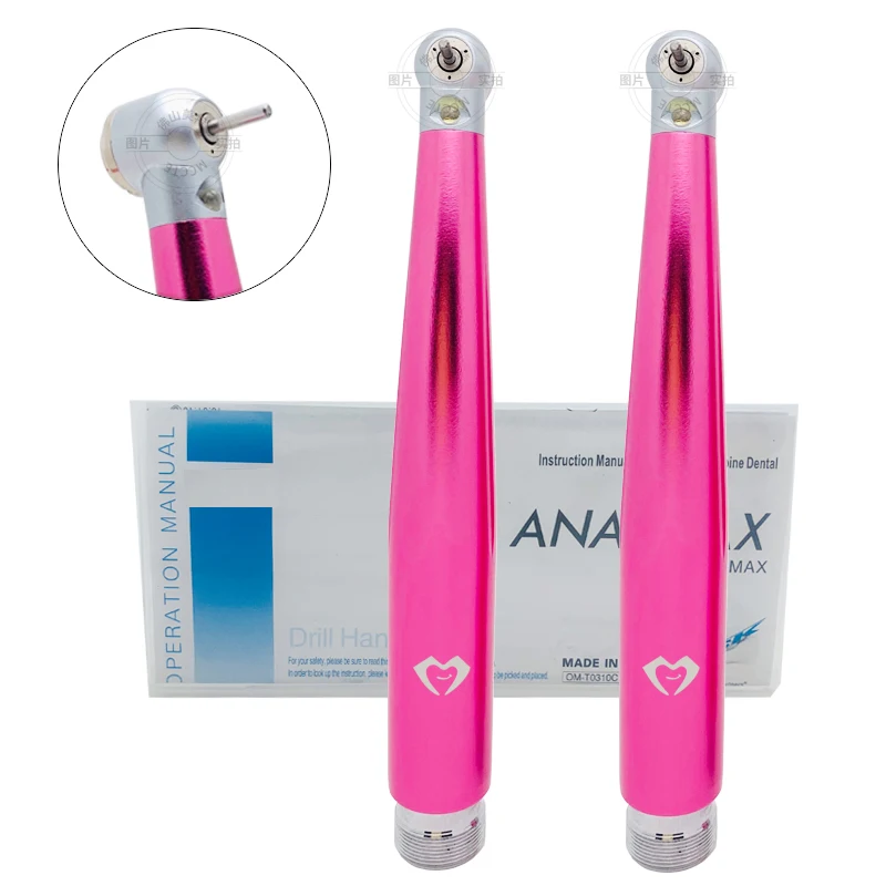 Dental contra angle NS-K EX-203 low speed push button LED Dental handpiece external water spray air motor dental equipment