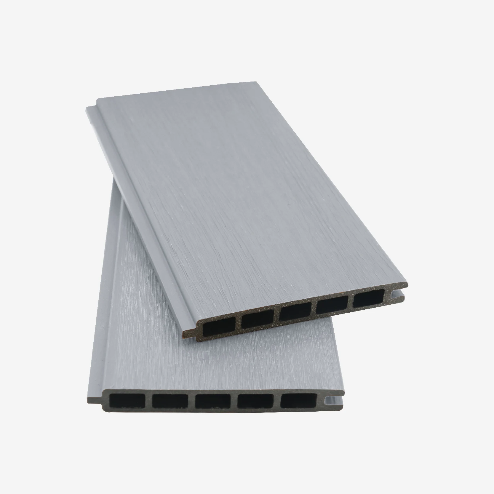 Private Garden Wood Plastic Composite WPC Fencing With Trellis Co-extrusion Home Garden Fence Panels WPC Fence Boards outdoor