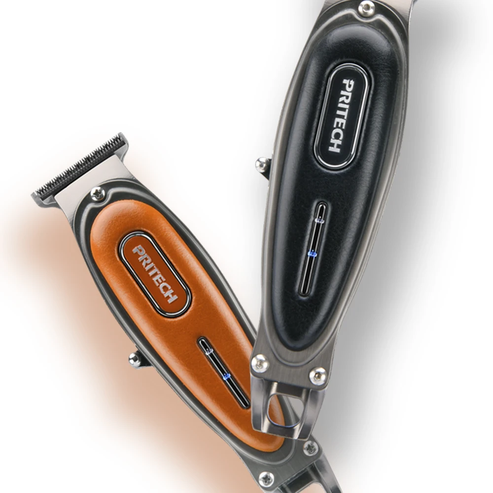 Профессиональная Аккумуляторная Беспроводная Машинка для стрижки волос с нулевым изливом от частного бренда PRITECH