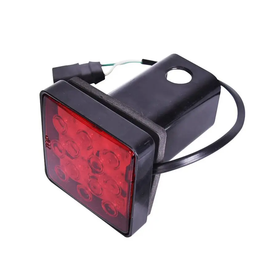 Trailer Hitch Cover with 12 LEDs Brake Light