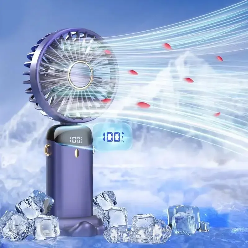 Personal Electric folding Handheld Battery Usb Handy Pocket Foldable rechargeable portable fan small fan mini