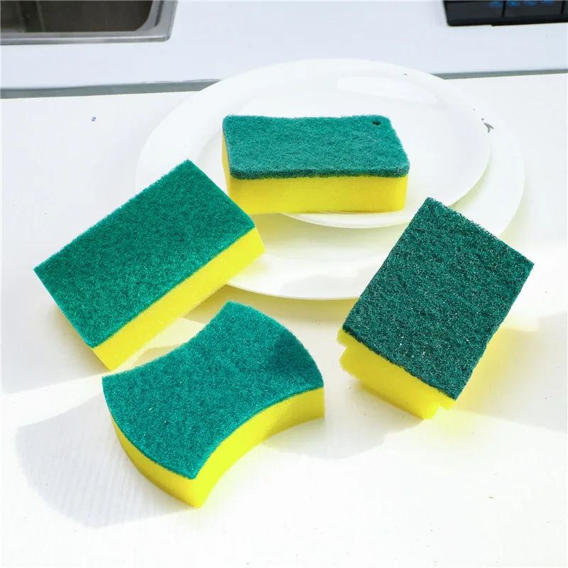 Durable High density natural cleaning car wash sponges pad kitchen cleaning sponge scouring scrubber