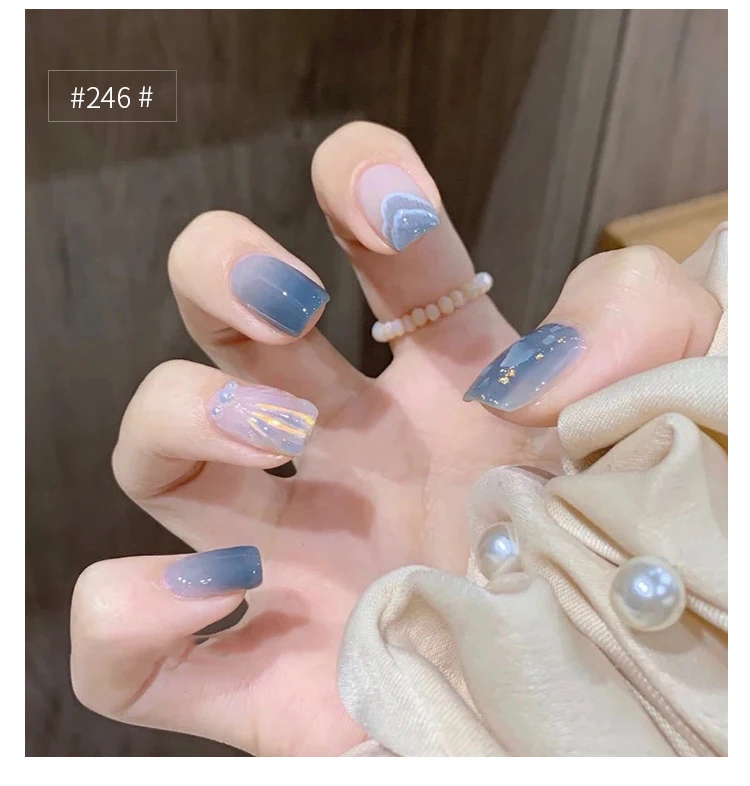 Summer spring 24 colors Ice through nail polish uv gel nude translucent uv poly gel nail polish other nail painting
