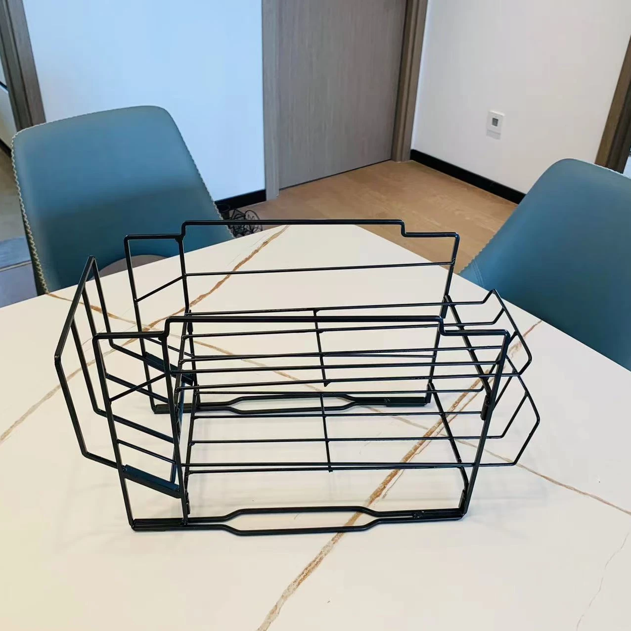 Metal stackable coke can storage dispenser stand for refrigerator and kitchen