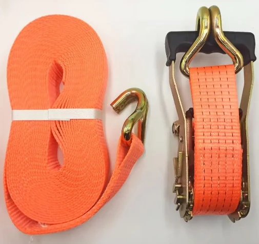 China Factory heavy cargo belt wholesale Ratchet tie down or Straps length customized 3m- 12M