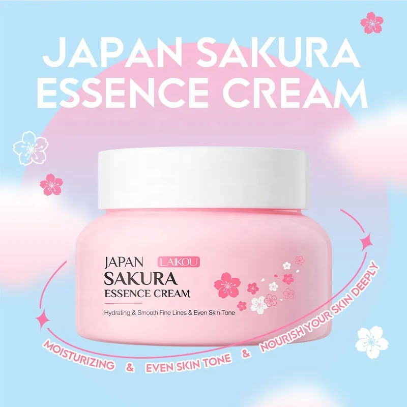Skin Care Cream Sakura Essence Cream 60g Autumn Winter Moisturizing Whitening Brightening Face Cream
