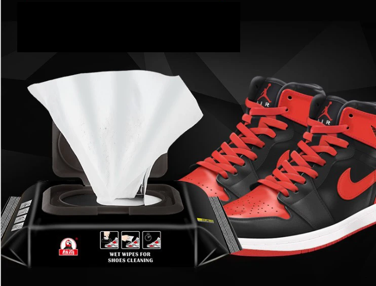Disposable Travel Removes Dirt, Stains Portable Quick Cleaning towel shoes Sneaker Wipes