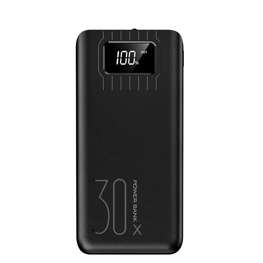 
2019 New Power Bank 30000mah For Xiaomi Mi 2 Usb Power Bank Portable Charger External Battery Powerbank For Iphone 7 6 5 4 X 8 