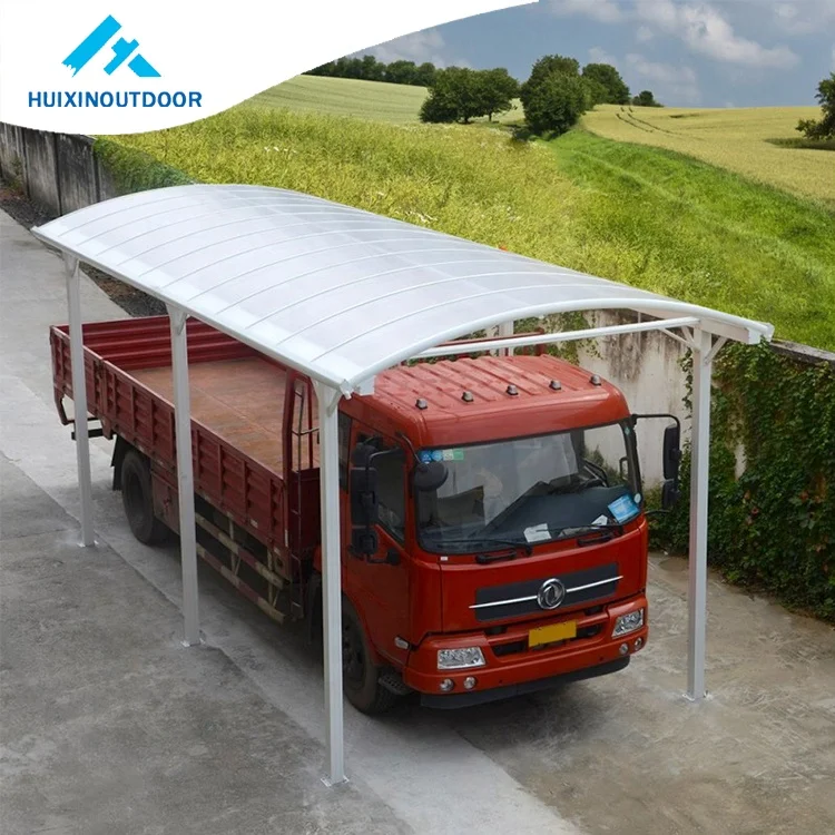 Bus Car Equipment Combo Cover Aluminum Port Canopy Polycarbonate Garage For Attached Carport Aluminum Carport Pole
