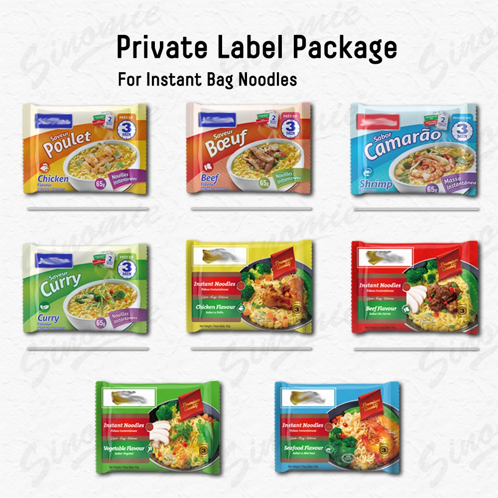[SINOMIE] Wholesale Chinese Instant Noodles HALAL Private Label Bulk Instant Noodles