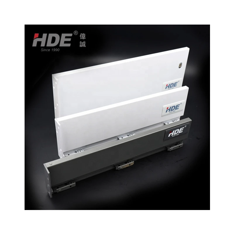 Superior quality undermount concealed soft closing drawer slide stainless steel metal box slide drawer channel
