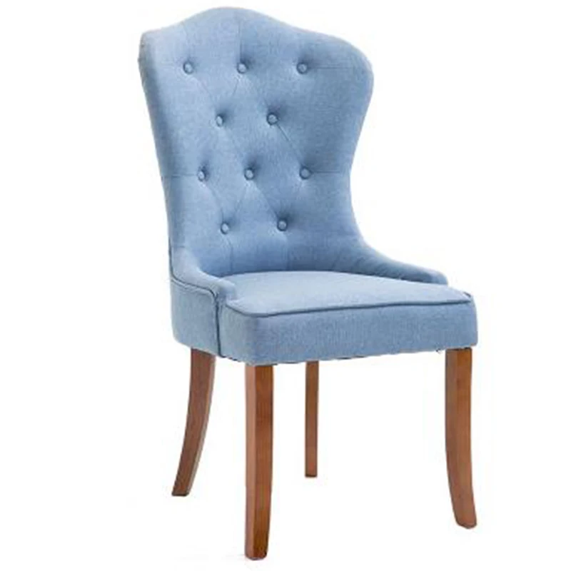  Hendry Factory Luxury Leather/Fabric casino chaise cadeira sedie sillas Dining Chair With Backrest Restaurant Solid
