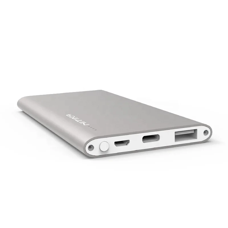 DC218PD Factory Direct Supply Ultra Slim Power Bank  with 5000mAh Capacity Power Bank Manufacturers