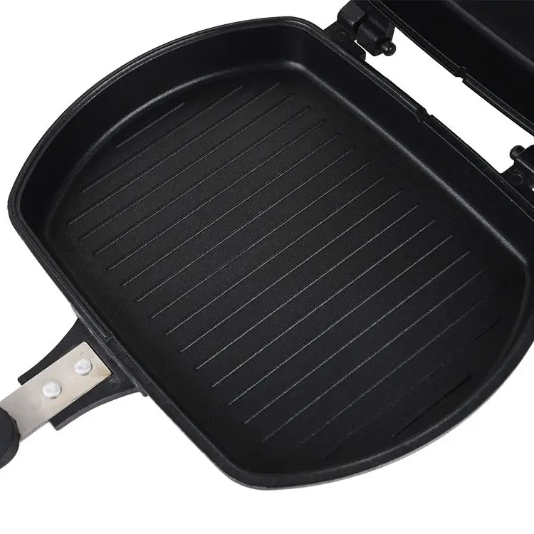 Non-stick Induction Cooker Plate Commercial Doble Grill Pan