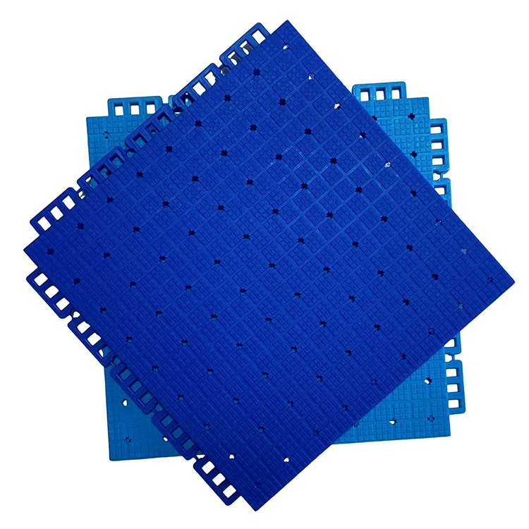 thermoplastic plastics Elastic Anti Slip Interlocking Sports Floor