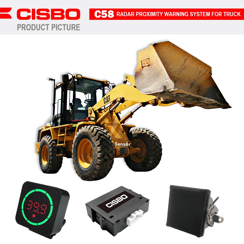 40M PWAS With Data Logger 77Ghz Programmable Microwave Object Detection Radar Reversing Alarm Proximity warning alert system