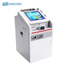 Wisecard Smart Teller Machine Touch Screen Intelligent Cash Deposit Machine Floor Standing Banking Payment Kiosk