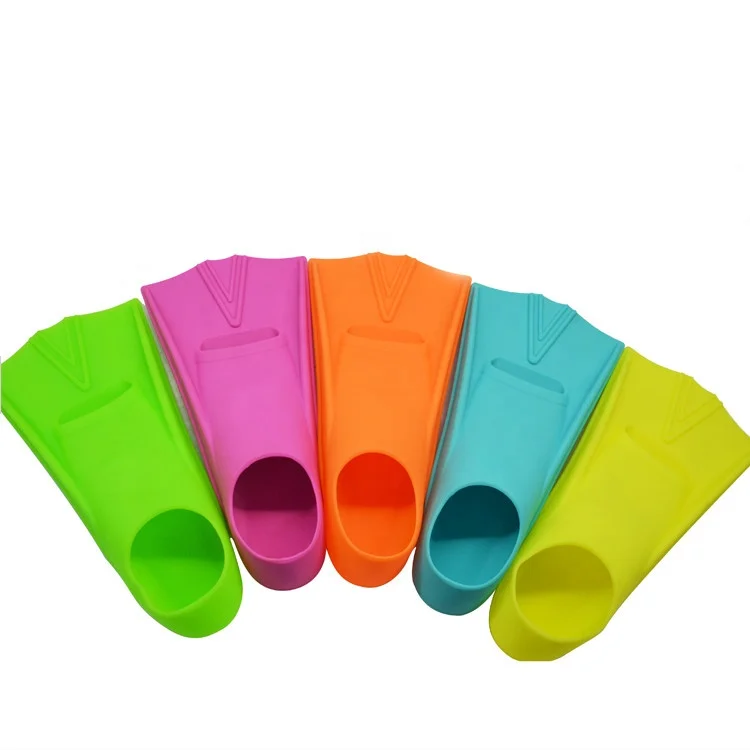 professional silicone swim fins flippers for training swimming diving