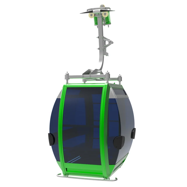 
Cable car equipment Eight-person cableway scenic tour ropeway cabins cable car manufacturer cableways tramway 