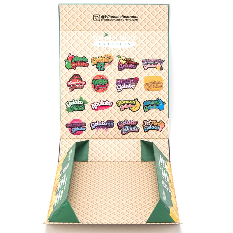 Factory customization mushroom chocolate bar cookie cup cake food package paper box