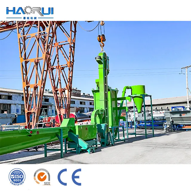 1500kg/Hour Fully Automatic PET Bottle Recycling Line New Used Machine Label Remover Plastic Pump Hot Washing Tank PP PVC PE