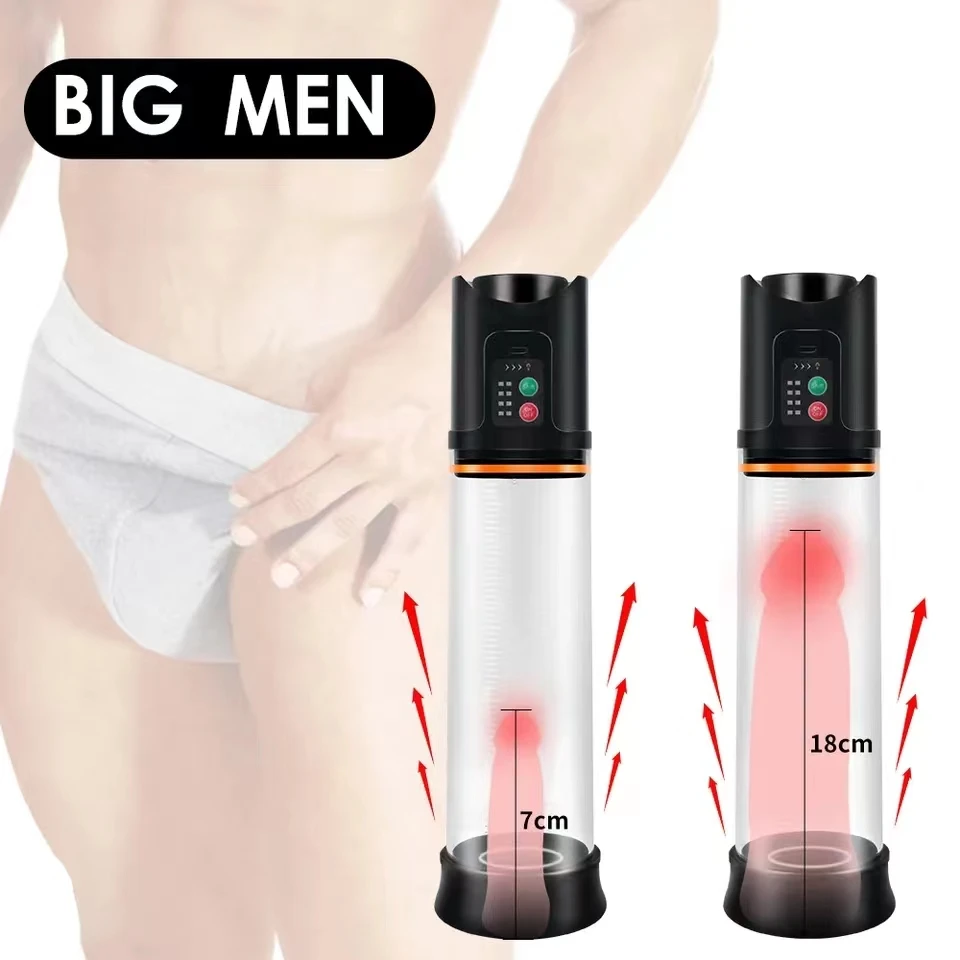 hot sale Electric Penis Pump Automatic Penis Extender Vacuum Pump Penile Enlarger Erection Male Masturbator Sex Toys for Men