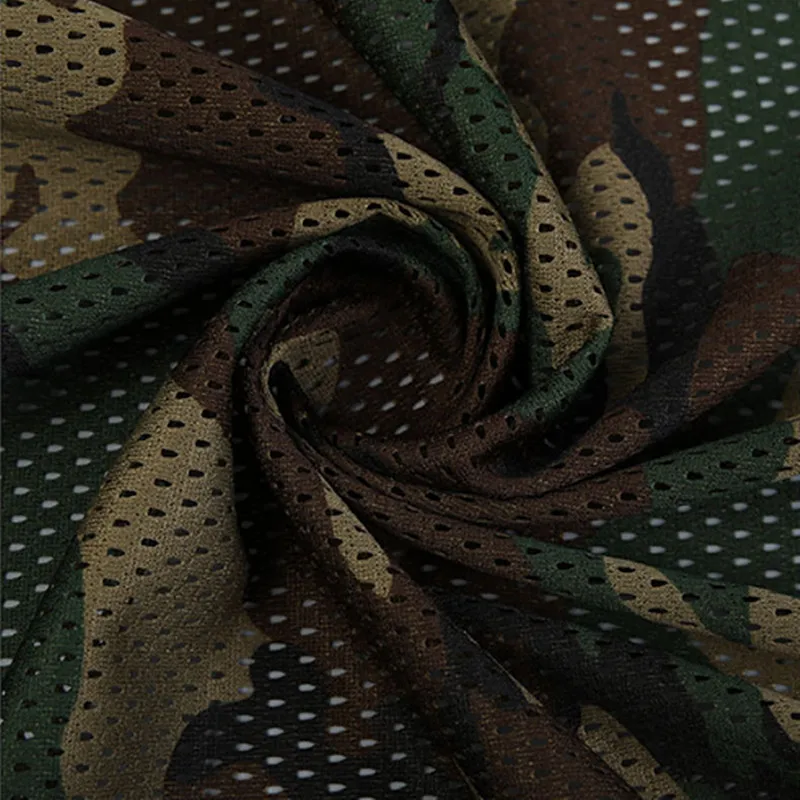 100% Polyester Fabric Camo Net Mesh Lining Fabric