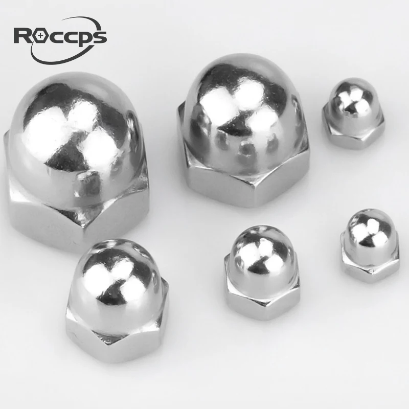 High quality DIN1587 hexagon domed cap nuts M8