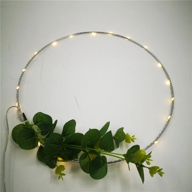 30CM Garland LED Light Battery Box Wedding Christmas Holiday Decoration 10pcs/Set (small)