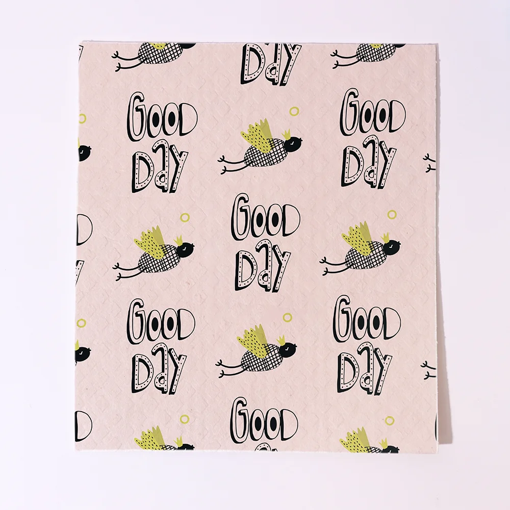 HOSHOM Cellulose Sponge Swedish Dish Cleaning Cloth Set Swiss Dish Kitchen Towels