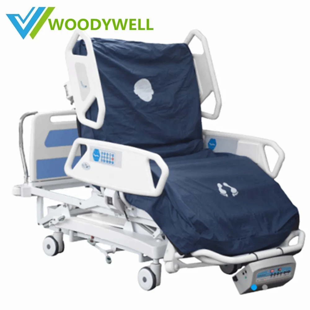 High-end Eight Function ICU Bed With One Button Chair Position Function