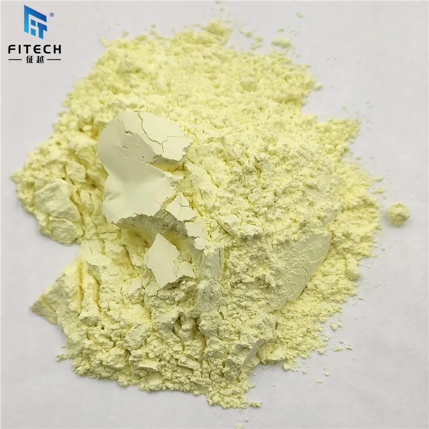 Industrial Grade 99.99%Min Alpha Bismuth Trioxide Light Yellow Powder CAS1304-76-3