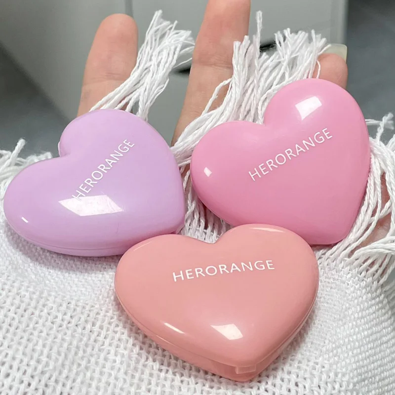 HERORANGE Natural Color Rendering Delicate and Girlish Low Saturation Matte Love Monochrome Powder Blusher Cream