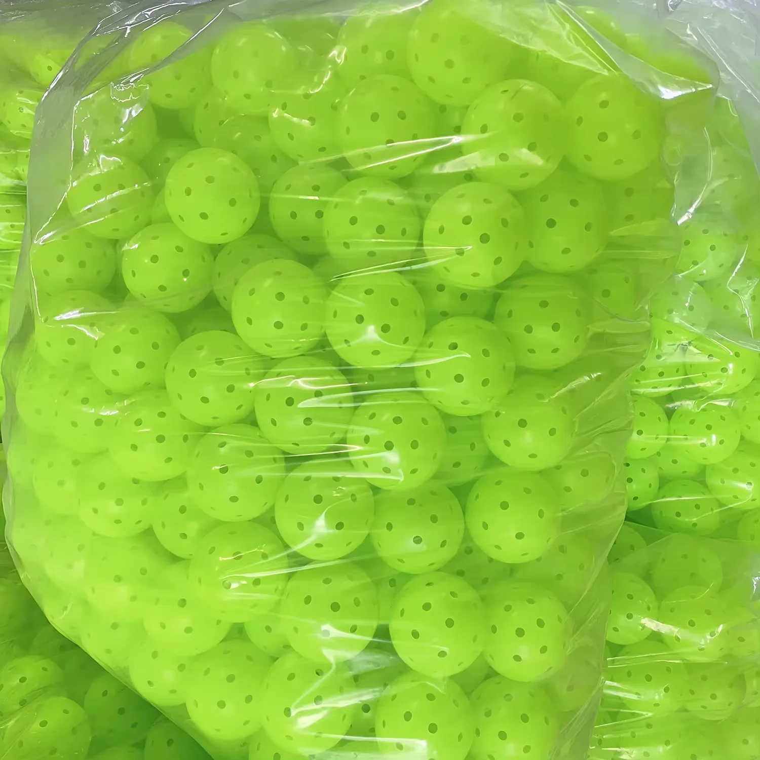 Caston Pickleball Source Factory Custom Wholesale Plastic Ball Practice Pickle Ball 26/40 Holes 74mm Floor Ball