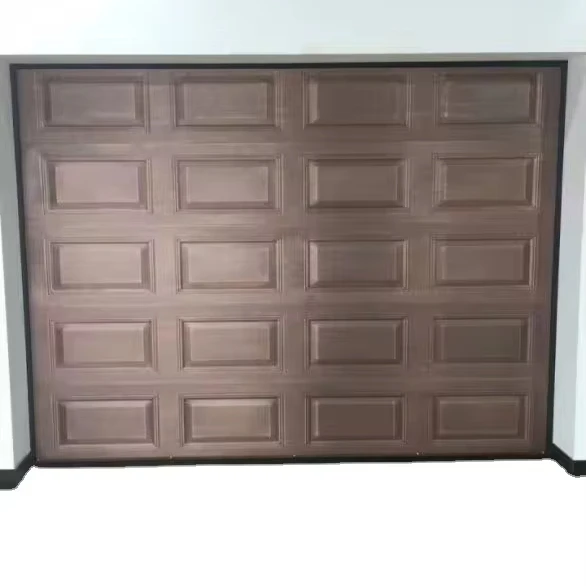 Manufacturer of Modern Garage Doors for Household Use Stainless Steel Remote-controlled Segmented
