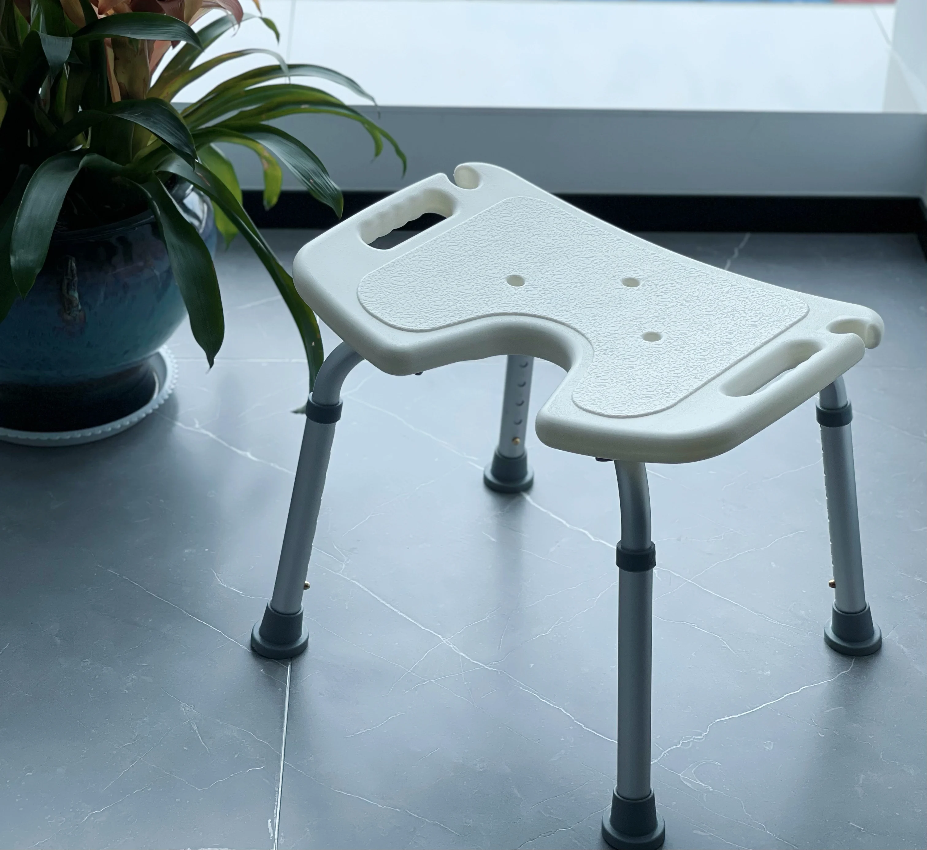 Equip bathroom  disable shower chair for the elderly