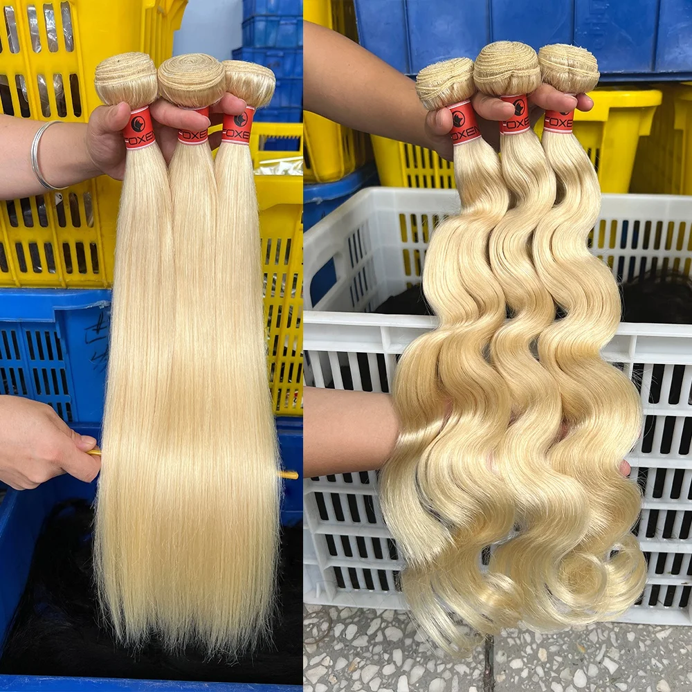 Vietnamese Raw Hair 613 Bundles Honey Blonde 613 Human Hair Bundles Cuticle Aligned 613 Bundles Natural Human Hair Supplier