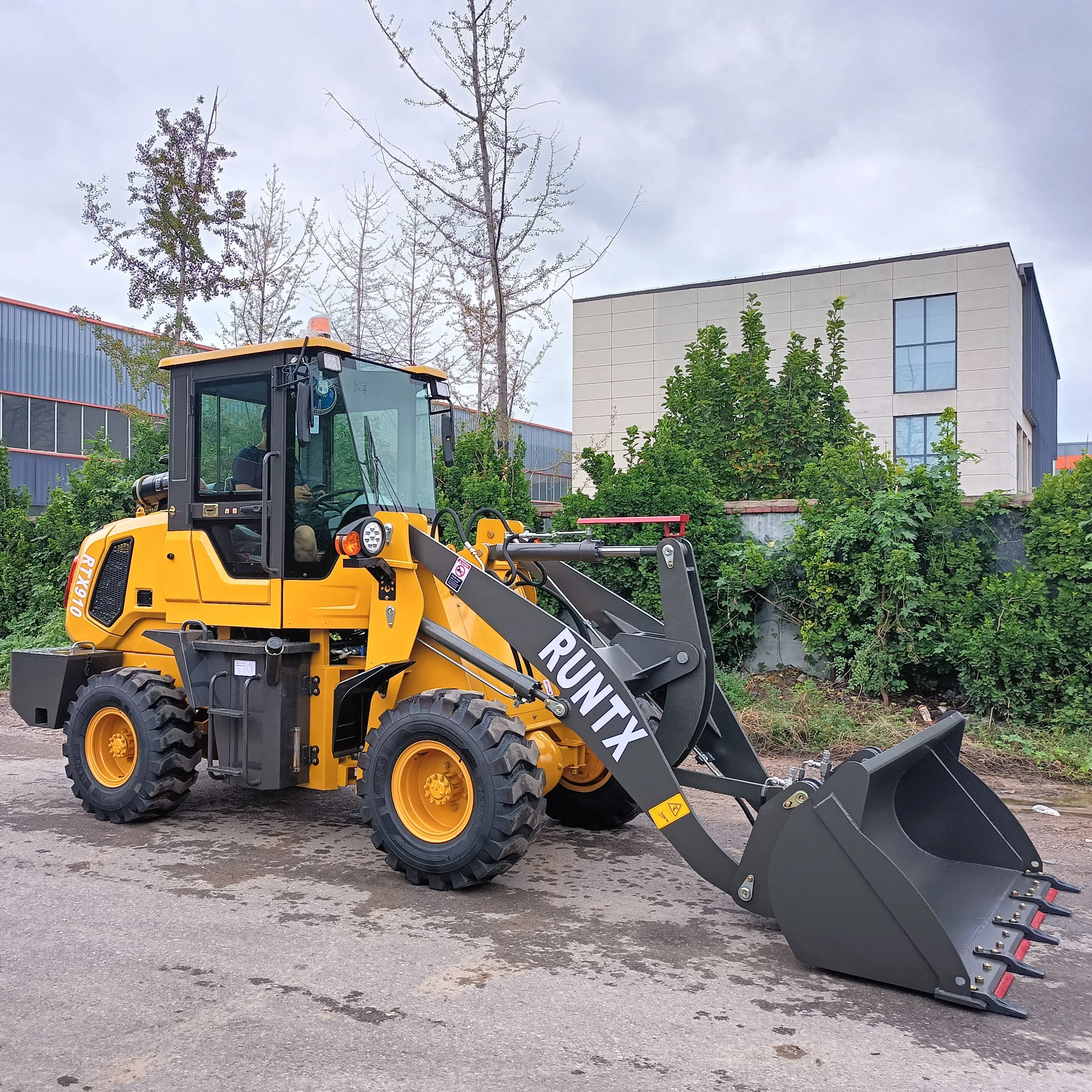Small wheel loader 1ton EPA4 euro5 engine option compact mini front end wheel loader