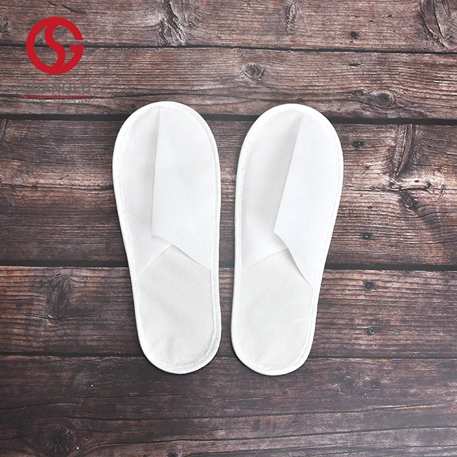 Одноразовые Белые Тапочки для гостиничного мотельного массажного спа-салона оптом в наличии
