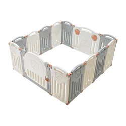 Детский Безопасный съемный легкий игровой манеж ABST, складной манеж для сна, легко носить с собой, 12 + 2 панели