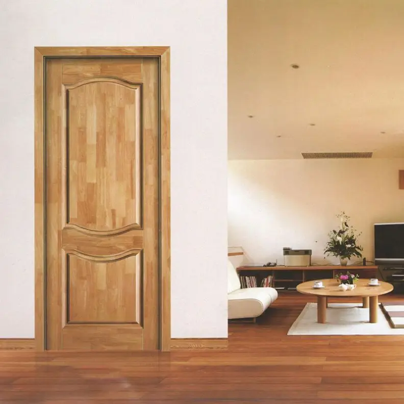 Modern Novel Design Factory Price Wood Doors Polish White Color