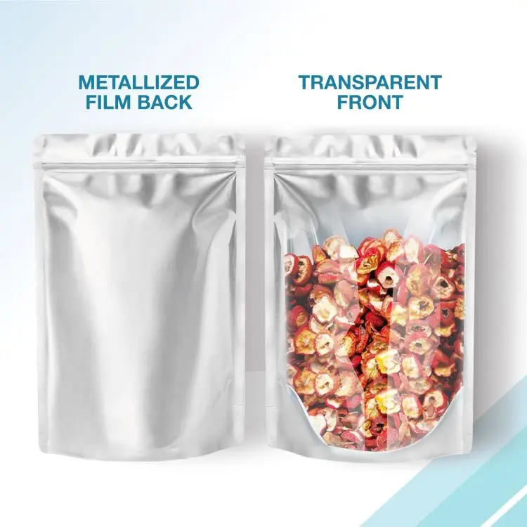 Ready-Made Products Zip Lock Stadn up Plastic Food Packaging Yin and Yang Self-Standing Zipper Bag