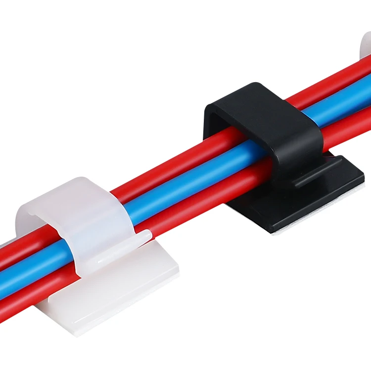 Cable Clamp Clips Adhesive Cable Organizers WCL-2 Wire Clips Cord Holder