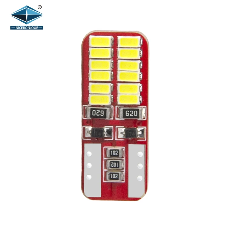 T10 W5W Led Light 194 Led T10 W5W Reading Lights Trunk Lamp Parking Car Door Lights Led Interior Bulb 12V