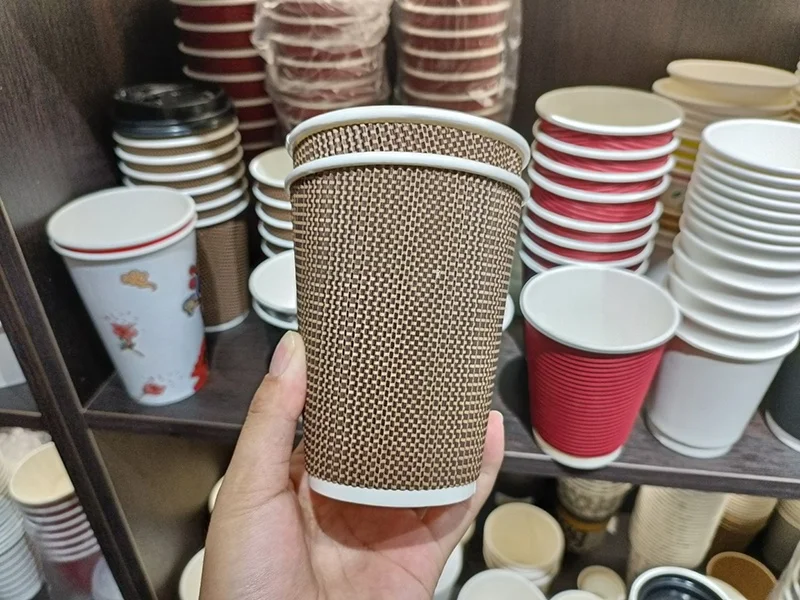 Hot paper cup sleeve custom paper coffee cup sleeve with logo coffee paper cups